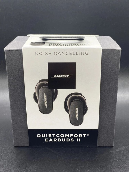 Bose QuietComfort Earbuds II True Wireless Bluetooth Noise Cancelling, Black NEW