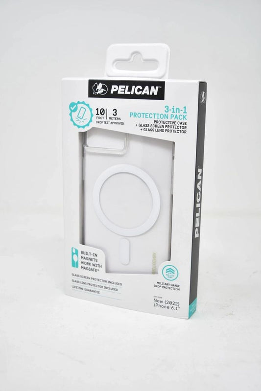 Pelican Protection Pack Clear Magsafe Case + Lens & Screen Protector - iPhone 14