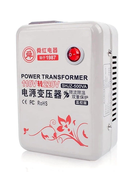 Step Up Power Transformer 110V to 220V Converter Model SHJZ-500VA
