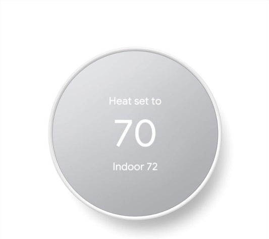 Google Nest Smart Thermostat for Home - Programmable Wifi Thermostat -Snow