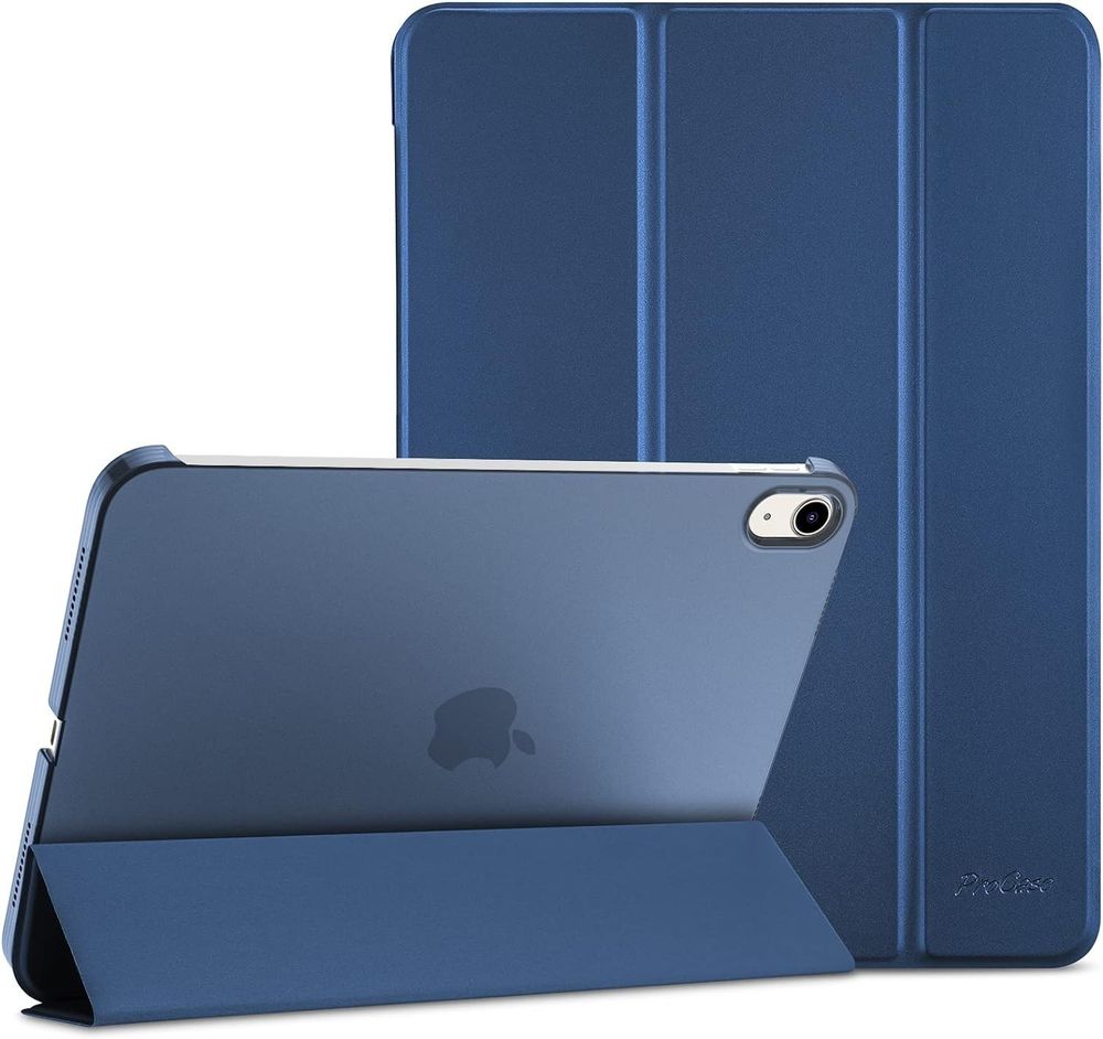 ProCase iPad 11th Gen A16 2025 / 10th Gen 10.9" Case Slim Smart Cover Navy