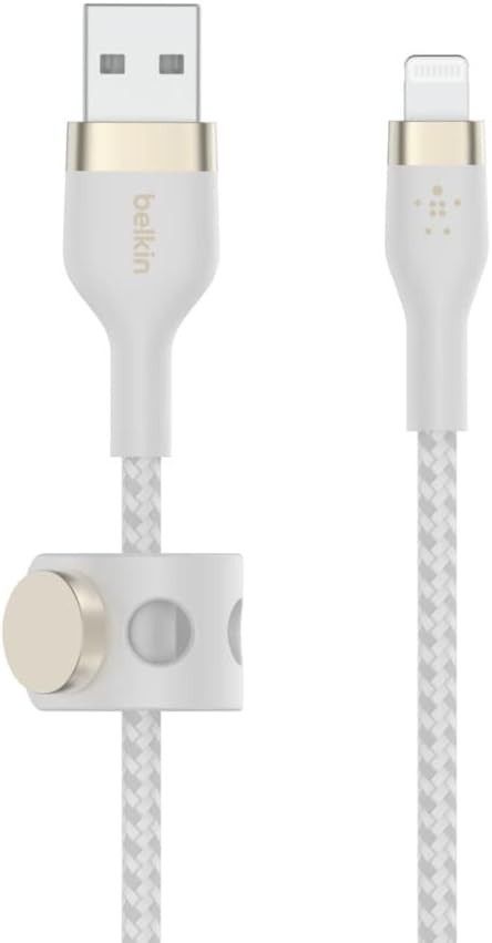 Belkin Charge Pro Flex Braided USB Type A to Lightning Cable 3.3FT MFi-Certified
