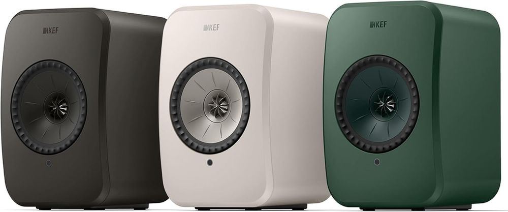 KEF LSX II LT Wireless HiFi Speakers Pair - Excellent Sound - Sage Green