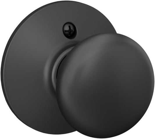 Schlage F170 PLY 622 Plymouth Dummy Door Knob One-Sided Matte Black