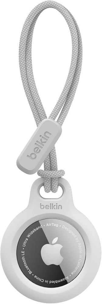 Belkin Apple Airtag Secure Holder With Strap - Apple Air Tag Keychain - Airtag