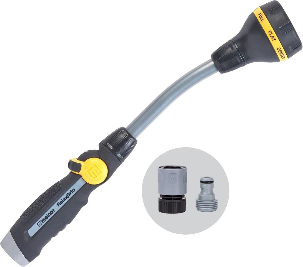 Melnor 65172AMZ Relax Grip 8-Pattern 15" Garden Hose Wand w/ Adaptor
