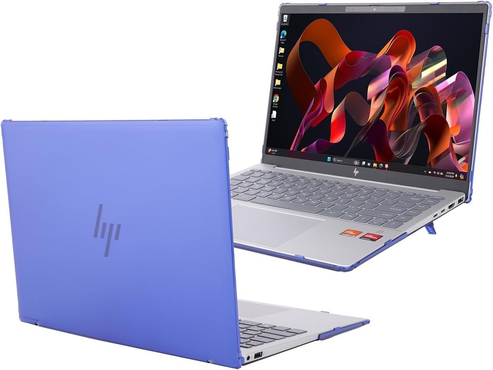 mCover Blue Hard Shell Cover Case for HP Pavilion Plus 14-EY/14-EW 14" 2023-2025