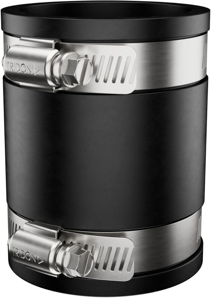 Fernco 1056-22 Flexible Pipe Coupling 2" CI/Plastic/Steel to 2" CI/Plastic