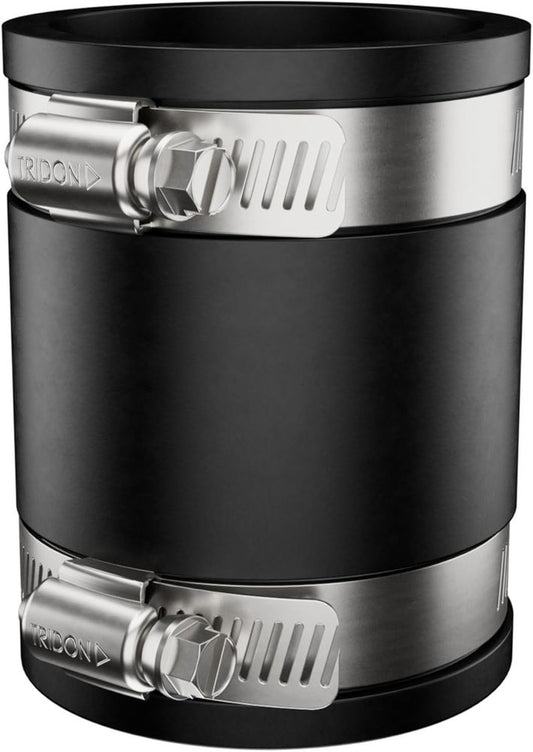 Fernco 1056-22 Flexible Pipe Coupling 2" CI/Plastic/Steel to 2" CI/Plastic