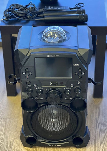 Singing Machine SDL9040 Fiesta Voice Bluetooth Karaoke System LCD Monitor