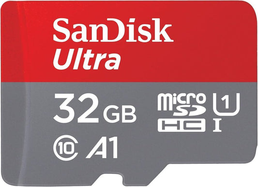 SanDisk 32GB Ultra microSDHC UHS-I Memory Card with Adapter - 120MB/s, C10