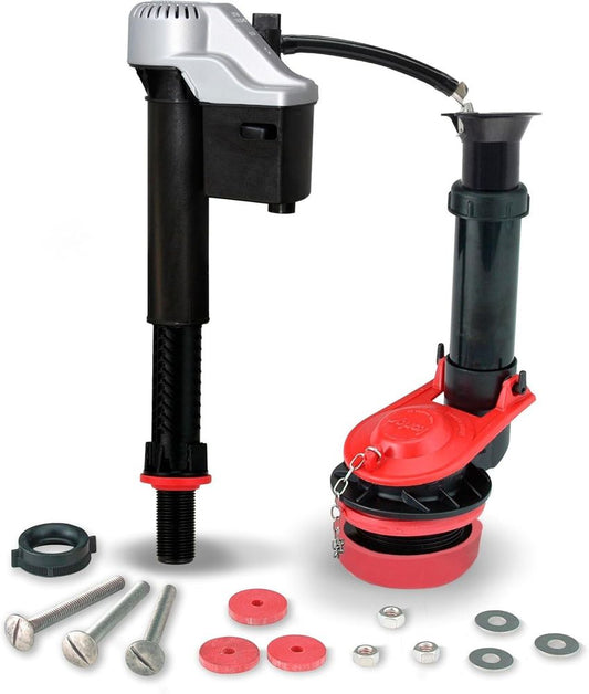 Korky 4010MP Standard 2" Complete Toilet Repair Kit Running Noisy Flush Fix