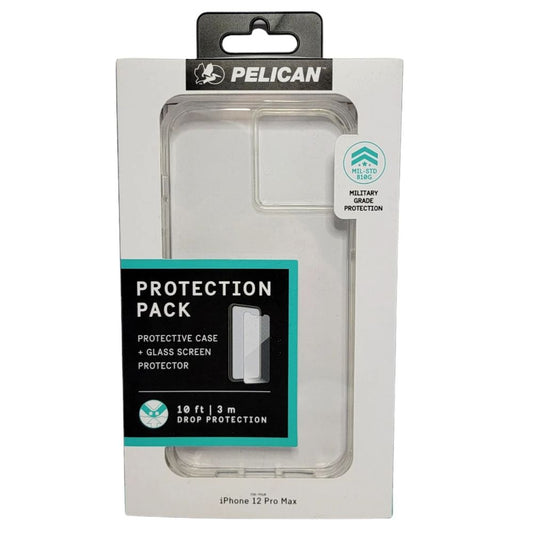 Pelican Protection Pack Case + Glass Screen Protector for iPhone 12 Pro Max