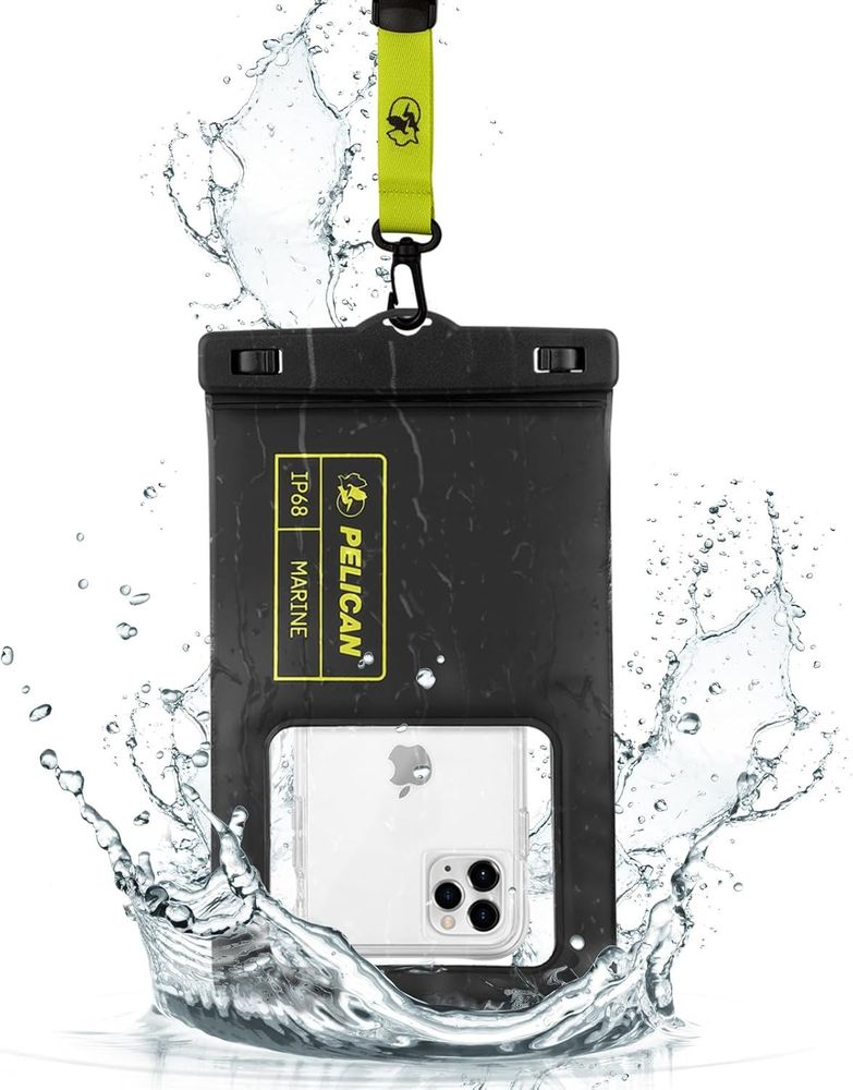 Pelican Marine - IP68 Waterproof Phone Pouch (XL Size) Floating Waterproof