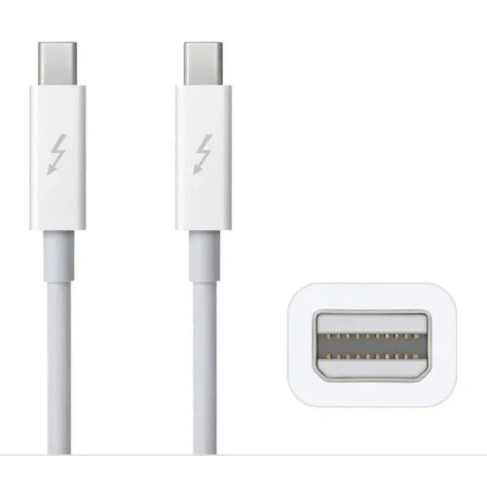 Apple 0.5m Thunderbolt 2 Cable Mini DisplayPort White A1410 MD862BE/A