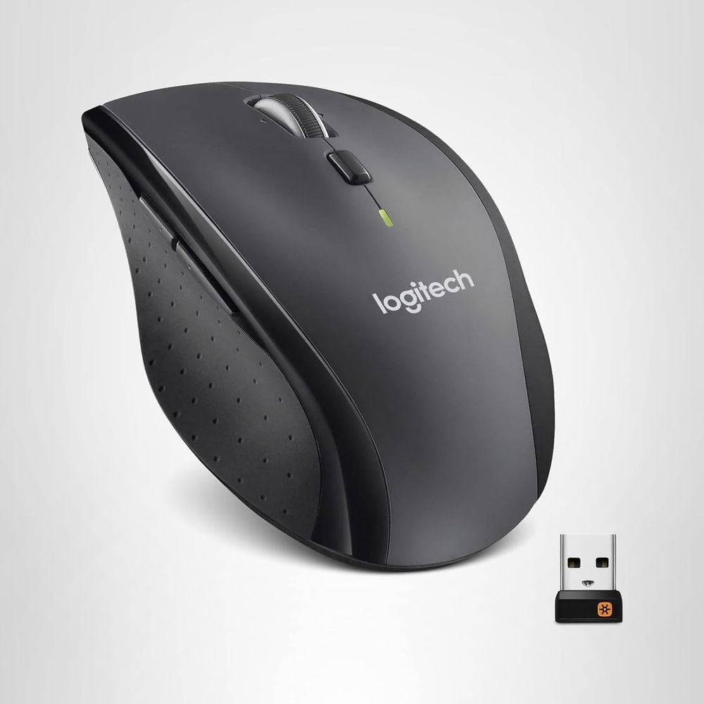 Logitech M705 Marathon Wireless Mouse, Gaming Mouse Wireless, 2.4 GHz USB-A