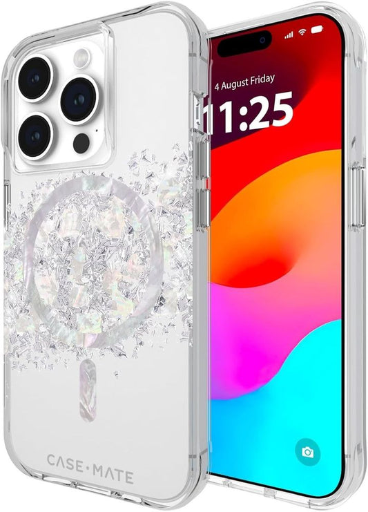 Case-Mate iPhone 15 Pro Case - Touch of Pearl [12ft Drop Protection]