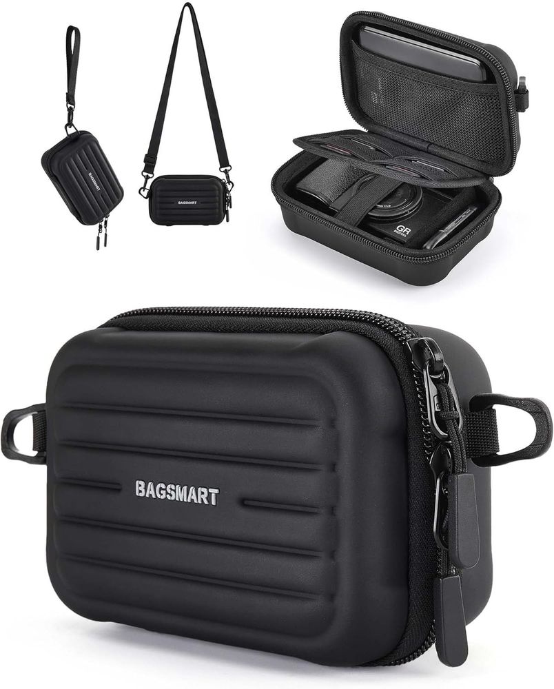 BAGSMART Waterproof Camera Case Sling Bag for Canon PowerShot ELPH Sony DSCW800