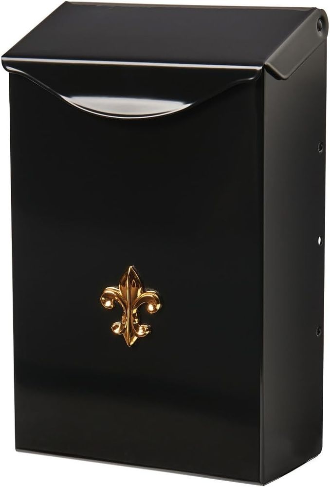 Architectural Mailboxes City Classic Vertical Wall-Mount Mailbox Black
