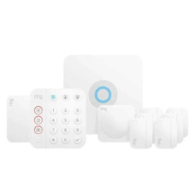 Ring Alarm 2nd Gen Wireless 10 Piece Home Security System PIR Motion Sensor