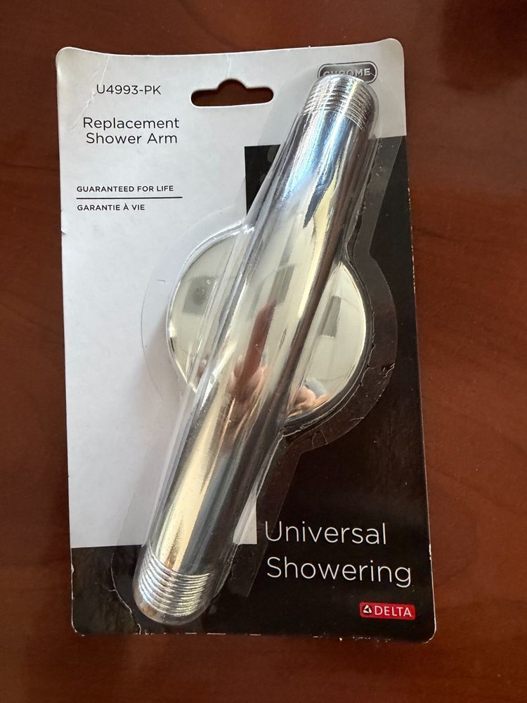 Delta Faucet U4993-PK 5.75" Shower Arm and Flange Chrome