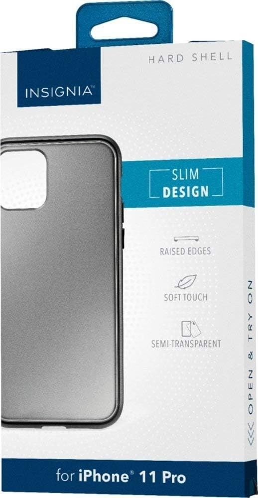 Insignia Hard Shell Case iPhone 11 Pro Transparent Black NS-MAXISHBC