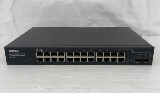 Dell PowerConnect 2724 24 Port Gigabit Ethernet Managed Switch 10/100/1000