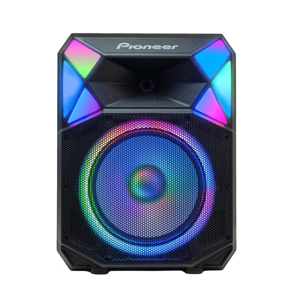 Pioneer PSX615 700W 15” Party Speaker Auracast RGB LED Wireless Mic & Stand