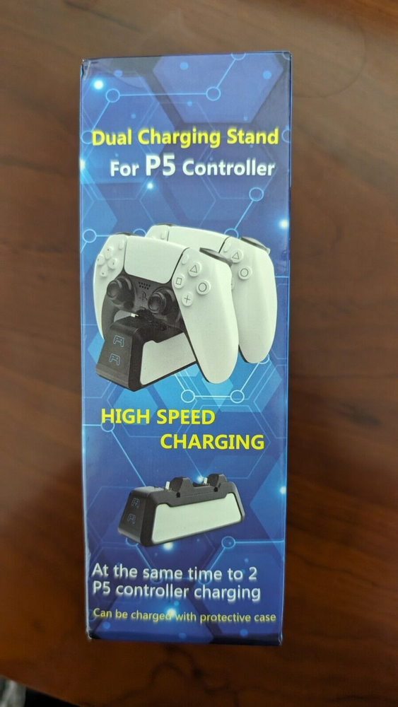 Dual Charging Stand P5 Controller High Speed Charging "White&Black" Charger Only