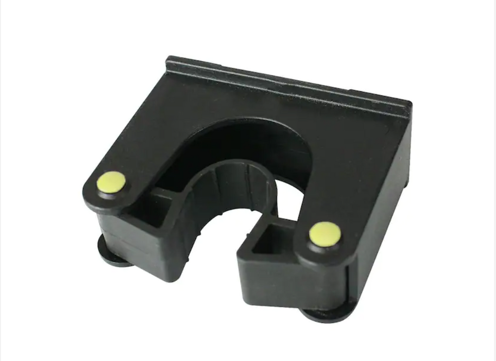 Small 2-7/8 in. Rubber Grip Wall Mount Holder 4.4 lbs