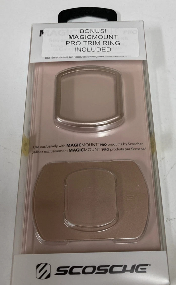 Scosche MAGRKRGI MagicMount Phone Plate Kit Rose Gold Magnetic Mount