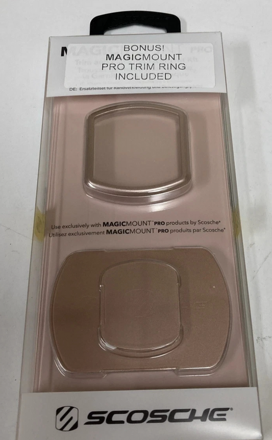 Scosche MAGRKRGI MagicMount Phone Plate Kit Rose Gold Magnetic Mount