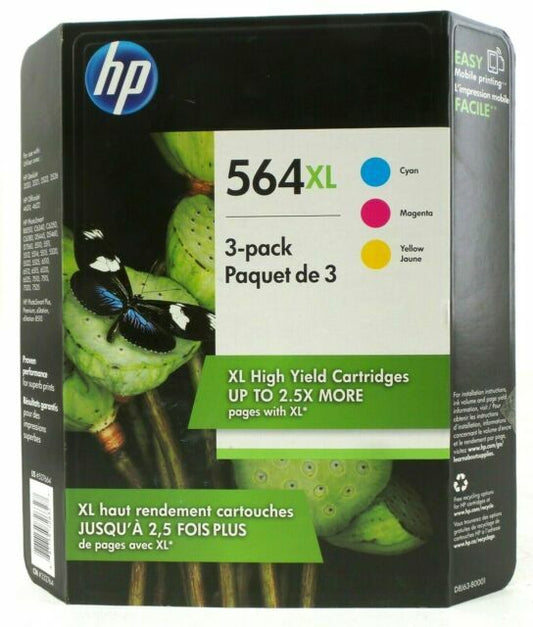GENUINE 564XL HP Color Ink