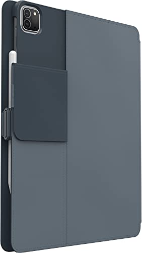 Speck Products BalanceFolio iPad Pro 12.9” (3rd, 4th, 5th Generation) Case, Stormy Grey/Charcoal Grey, 1 Count