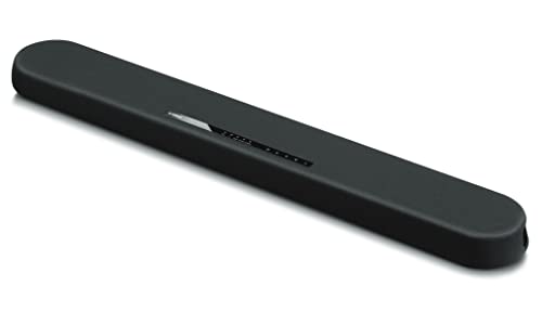 YAMAHA Bluetooth Soundbar with Dual Built-in Subwoofers, Black, 35" (Renewed)