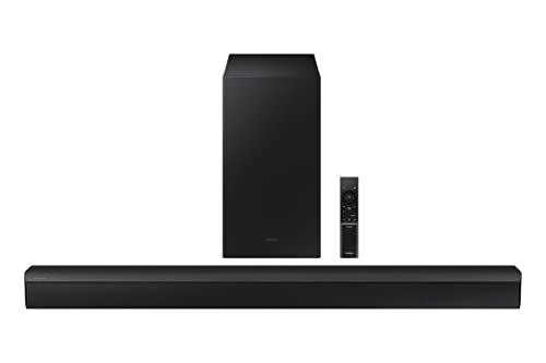 SAMSUNG Soundbar w/Dolby Audio, Subwoofer Included, Bass Boosted, Wireless Bluetooth TV Connection, Adaptive Sound Lite, Game Mode