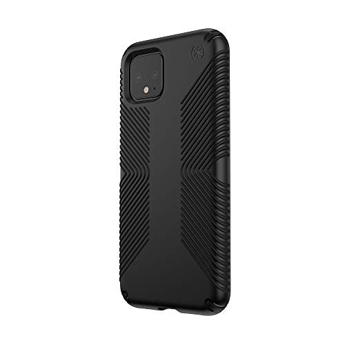 Speck Presidio Grip Google Pixel 4 Case, Black/Black (131857-1050)