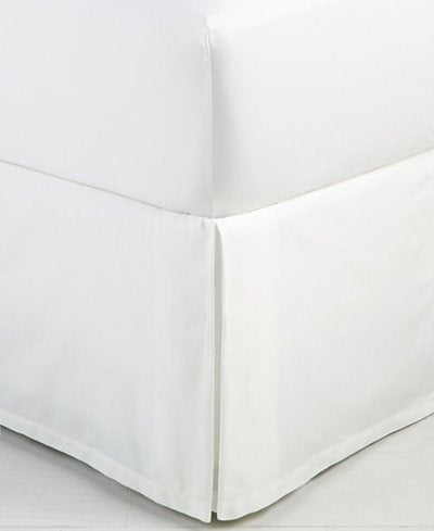 Hotel Collection Deco White Full Bedskirt