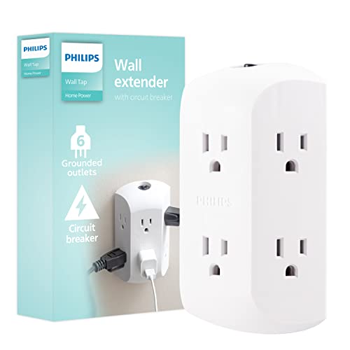 Philips 6-Outlet Extender 3-Prong