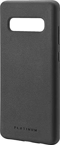 Platinum Series Silicone Case for Samsung Galaxy S10+ Smartphones - Black