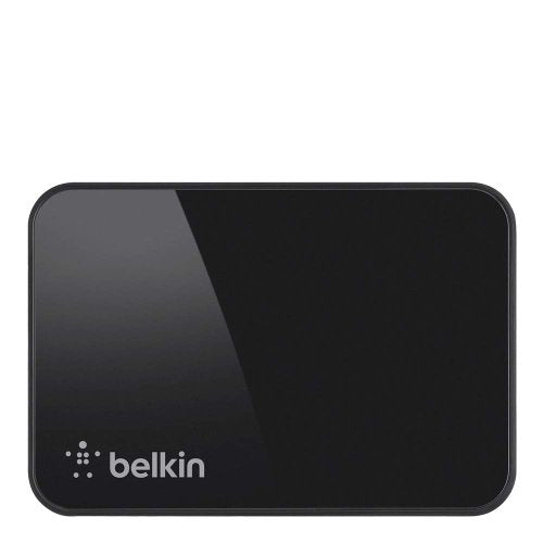 Belkin USB 3.0 Hub with 4 USB Ports - SuperSpeed USB Charging Station - USB Hub 3.0 - USB Adapter for iPhone Charger - USB Splitter - USB Port Hub - Powered USB Hub With Data Speeds Up To 5Gbps