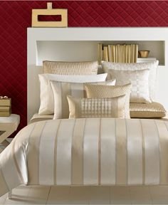 Hotel Collection Regal Stripe Queen Bedskirt