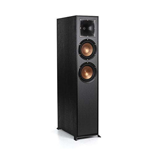 Klipsch R-625FA Powerful detailed Floorstanding Single Home Speaker Black