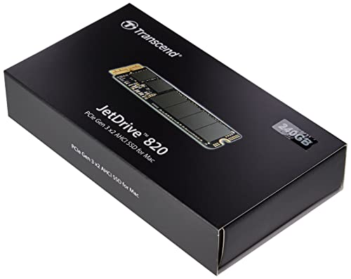 Transcend 240GB JetDrive 820 PCIe Gen3 x2 Solid State Drive