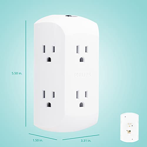 Philips 6-Outlet Extender 3-Prong