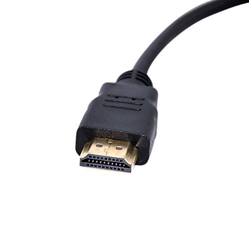 AYA 9" HDMI Male to VGA Female (15-Pin) Video Converter Adapter 1080p for PC, TV, Notebooks