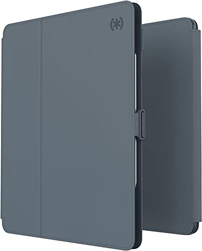 Speck Products BalanceFolio iPad Pro 12.9” (3rd, 4th, 5th Generation) Case, Stormy Grey/Charcoal Grey, 1 Count