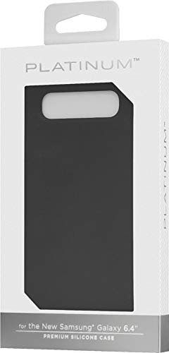 Platinum Series Silicone Case for Samsung Galaxy S10+ Smartphones - Black