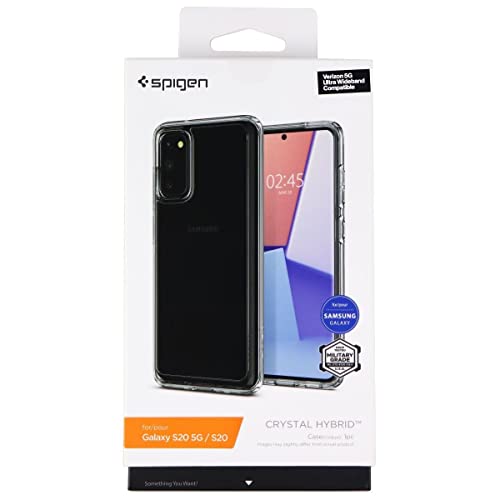 Spigen Crystal Hybrid Series Case for Samsung Galaxy S20 5G / S20 - Clear