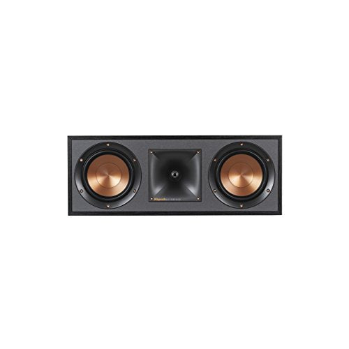 Klipsch R-52C Powerful detailed Center Channel Home Speaker - Black